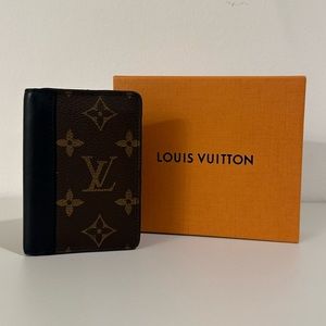 Louis Vuitton Compact Wallet in Monogram Macassar